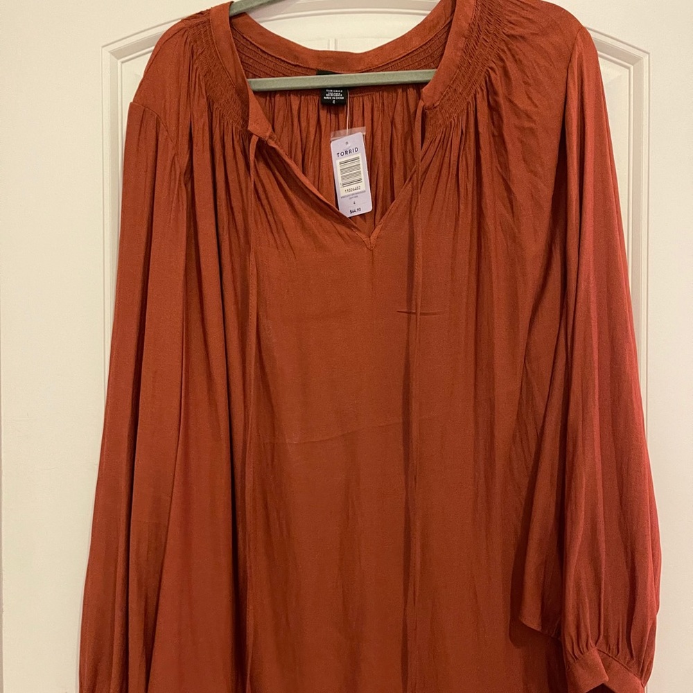 Torrid Rust Blouse